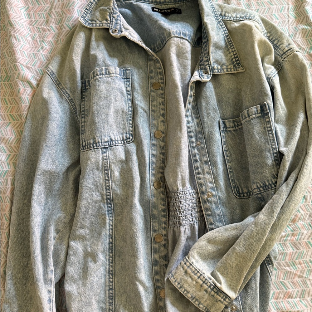 Blank NYC Light Blue Denim Jacket